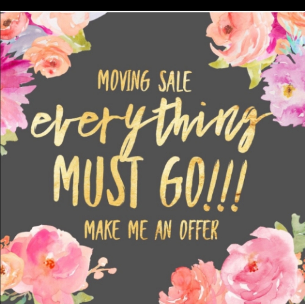 MOVING SALE!
